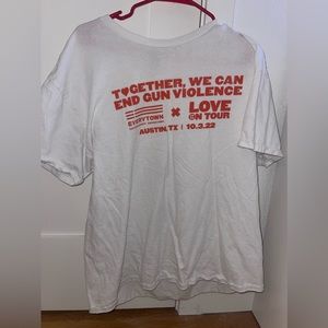 Together we can end this t-shirt from LOVE ON TOUR HARRYSTYLES AUSTIN TEXAS